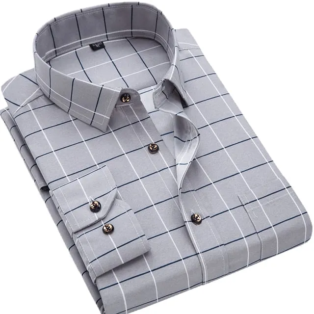 100% Polyester Soft Comfortable Men Dress Shirt