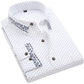 100% Polyester Soft Comfortable Men Dress Shirt