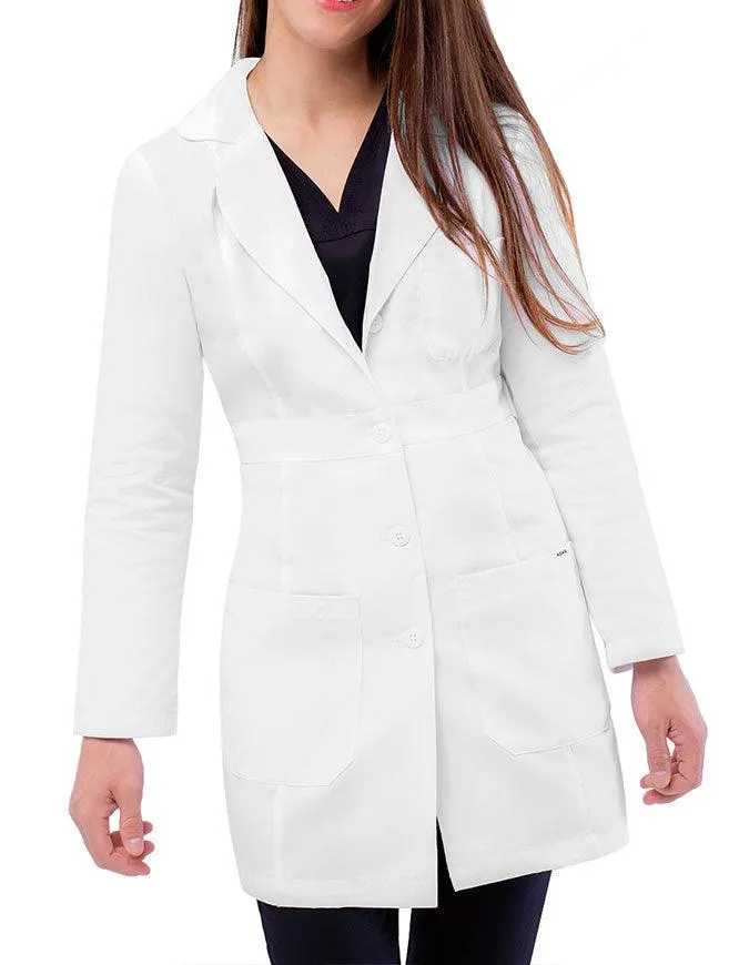 Adar 33 Inch Universal Women's Adjustable Belt Lab Coat