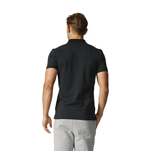 Adidas Men Tiro 17 Plain Polo Adult Black Dark Grey White XSmall