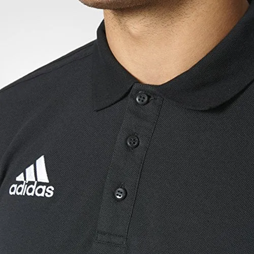 Adidas Men Tiro 17 Plain Polo Adult Black Dark Grey White XSmall