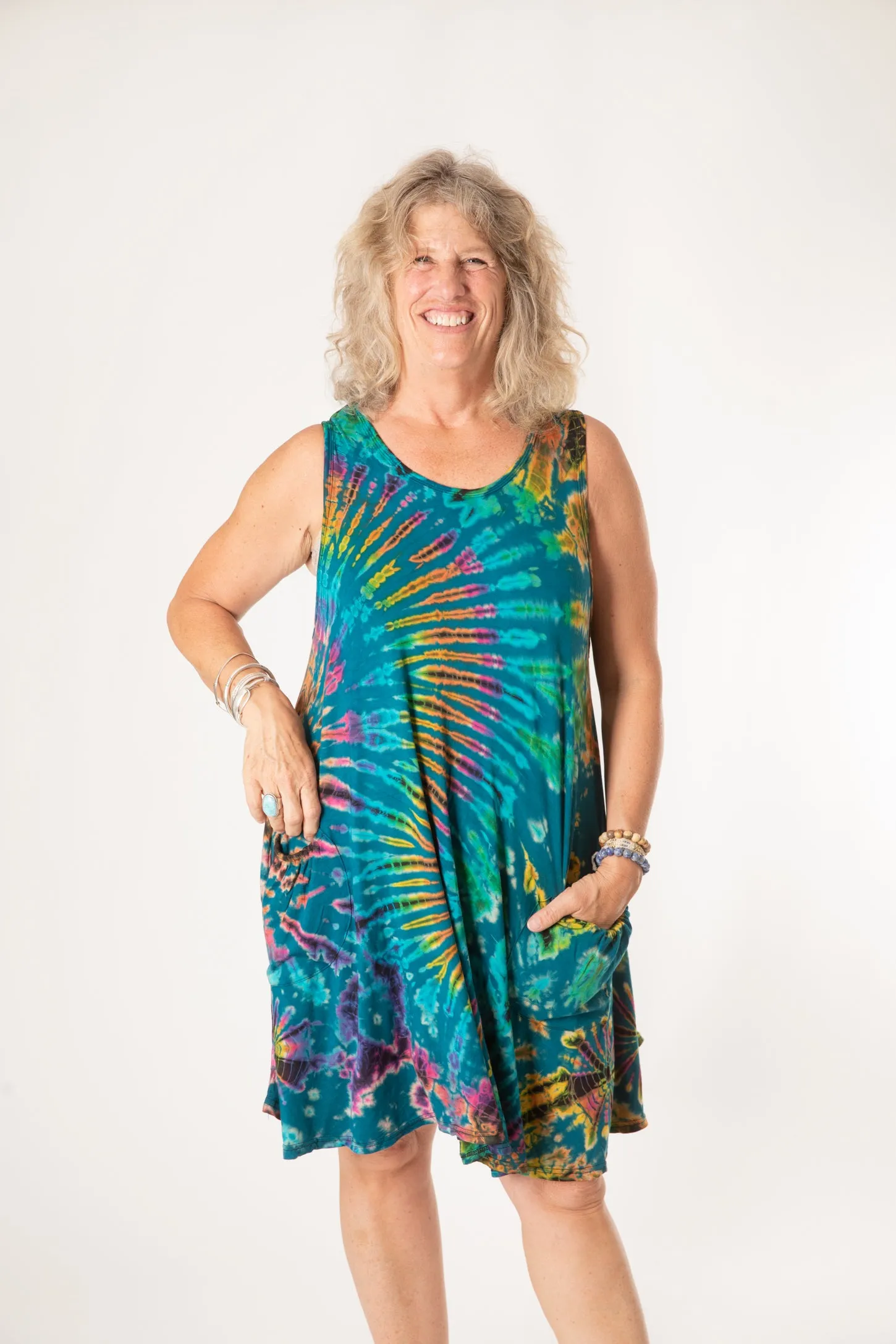 Althea Mudmee Tie Dye Tank Dress