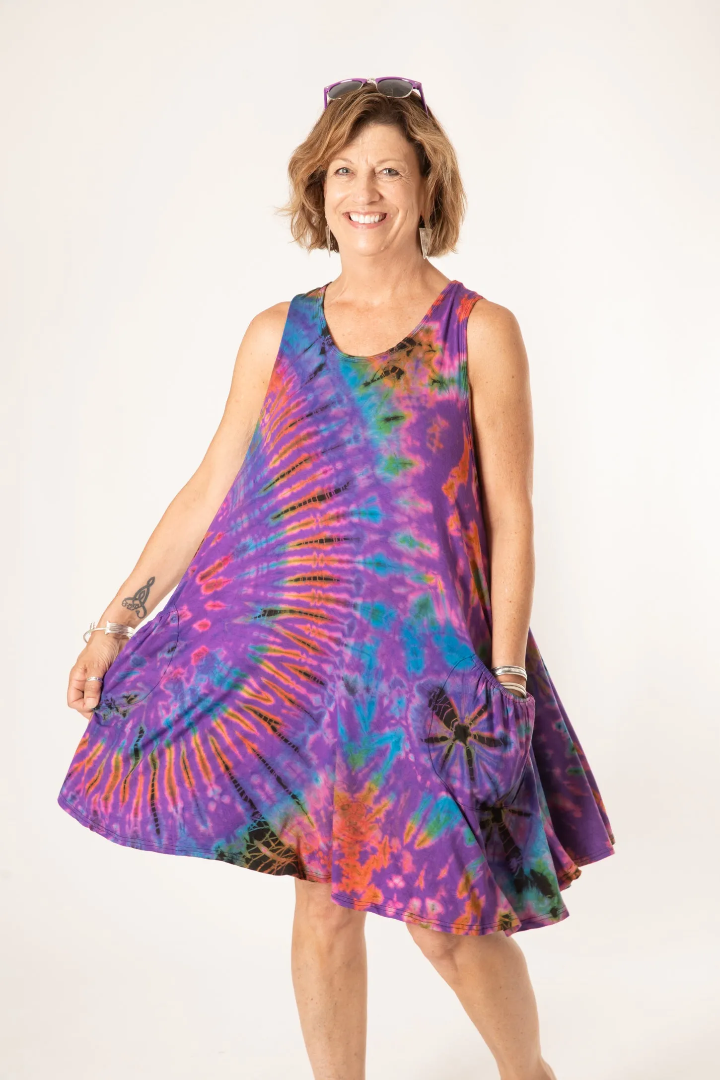 Althea Mudmee Tie Dye Tank Dress