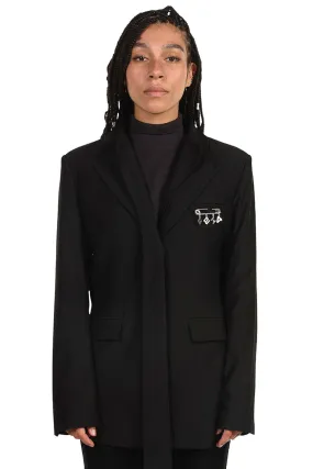 Asymmetrical Double Lapel Tailored Jacket