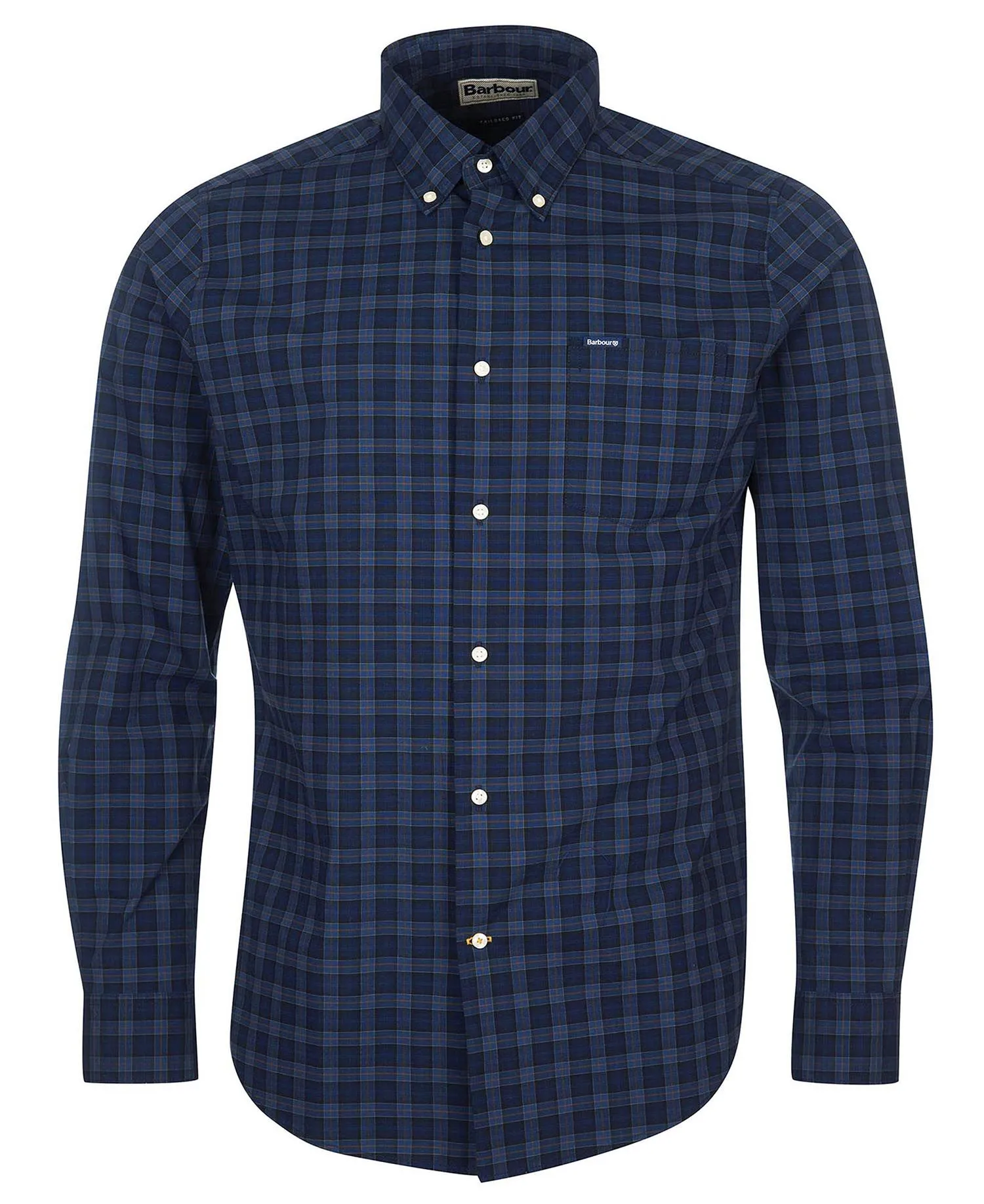 Barbour Lomond Tailored Buttondown Collar Shirt in Midnight Tartan