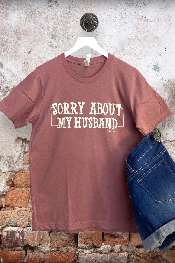 BC SORRY ABOUT HUSBAND - MAUVE