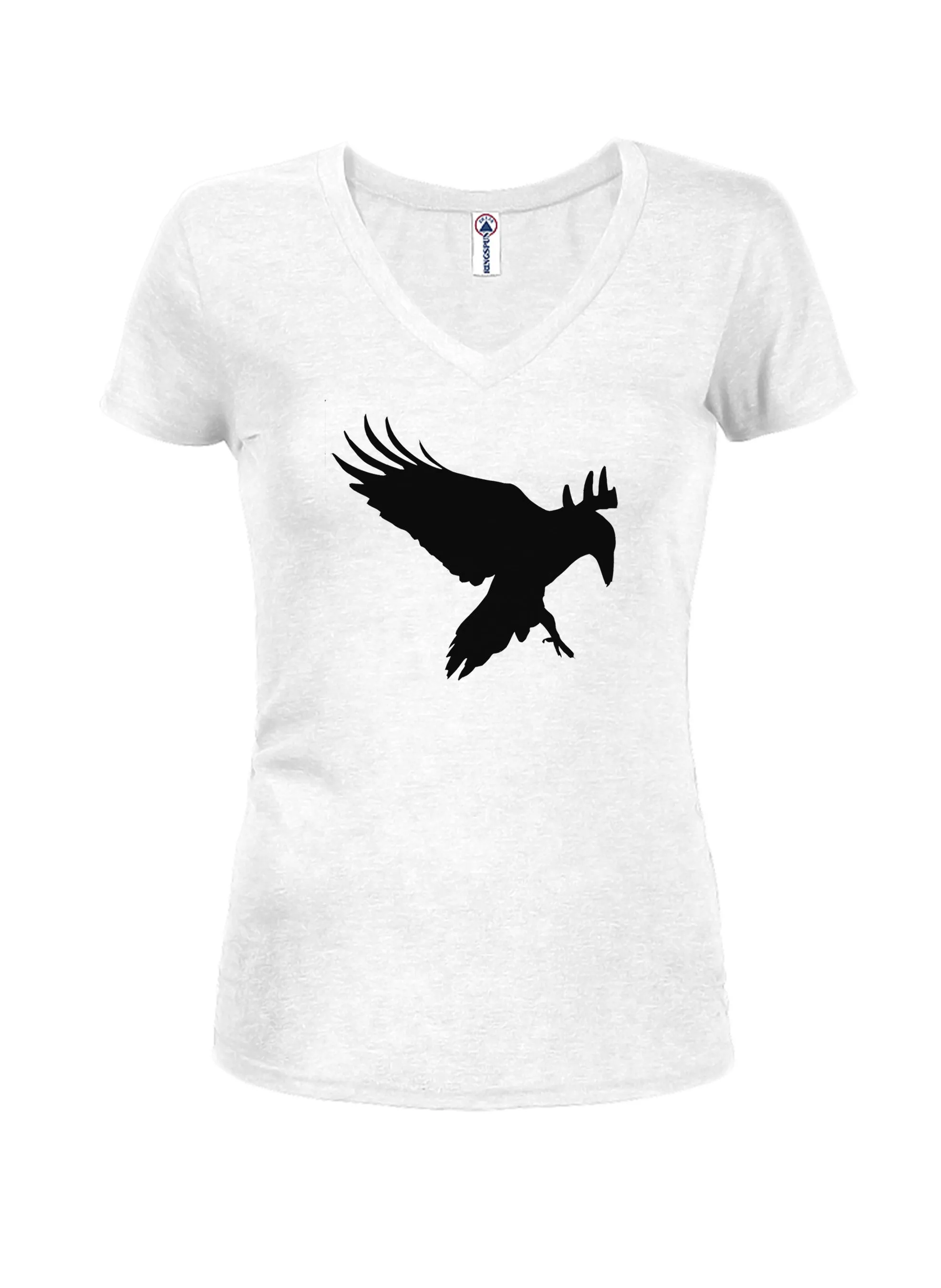 Black Raven Juniors V Neck T-Shirt