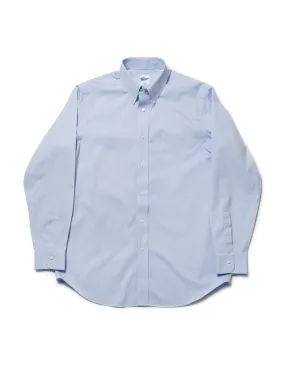 BLUE PINPOINT BUTTON DOWN COLLAR SHIRT - TRIM FIT