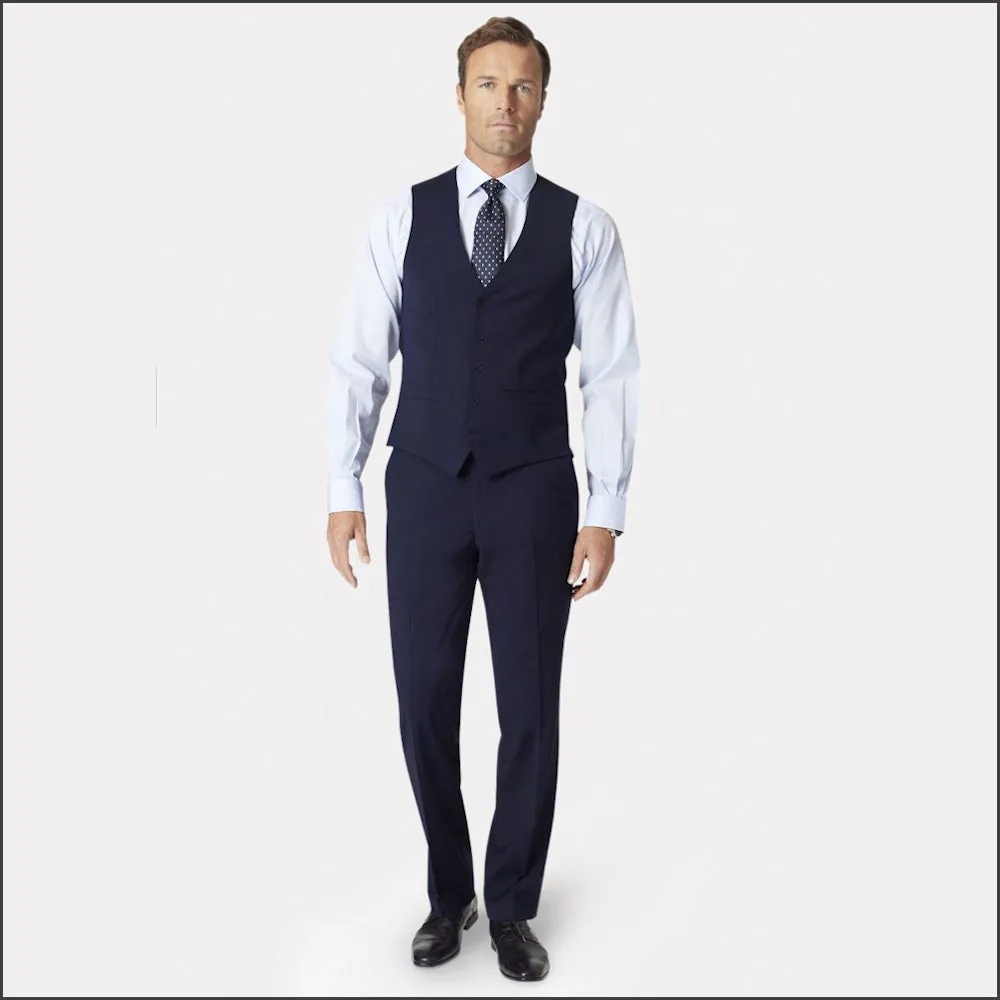 Brook Taverner Avalino Mid Blue Suit--