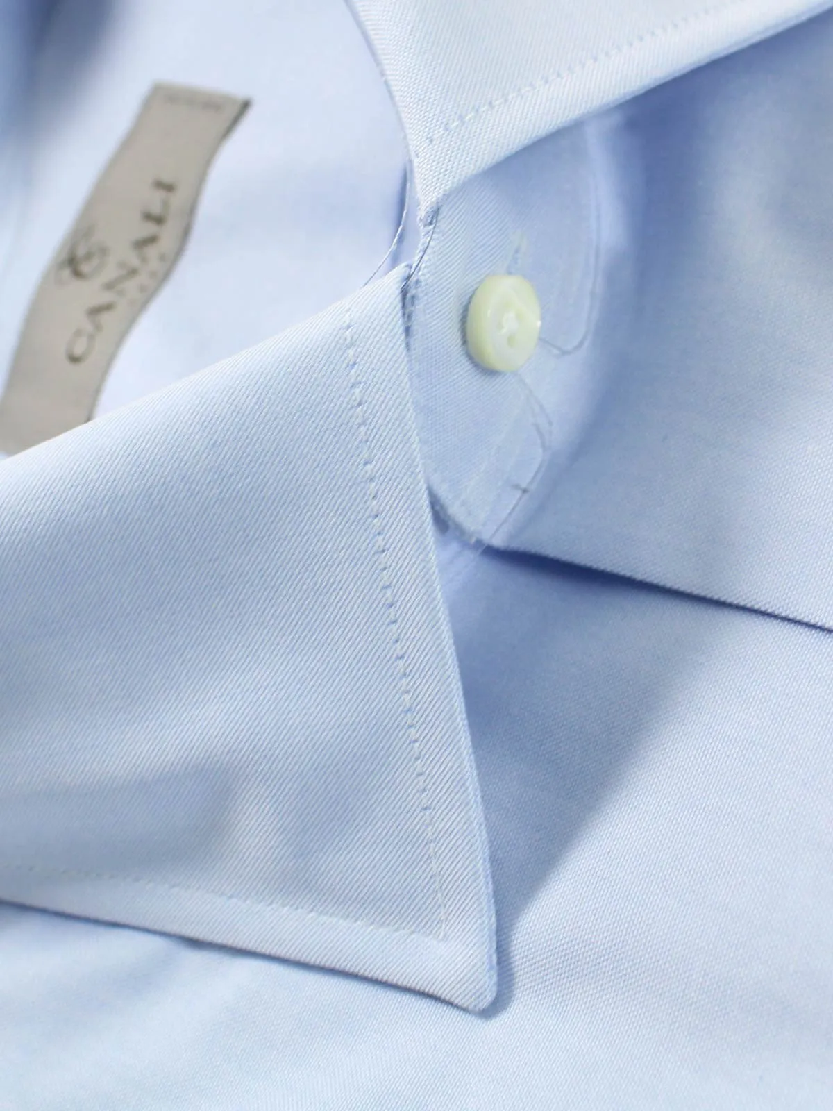 Canali Dress Shirt Light Blue - Modern Fit 44 - 17 1/2 SALE