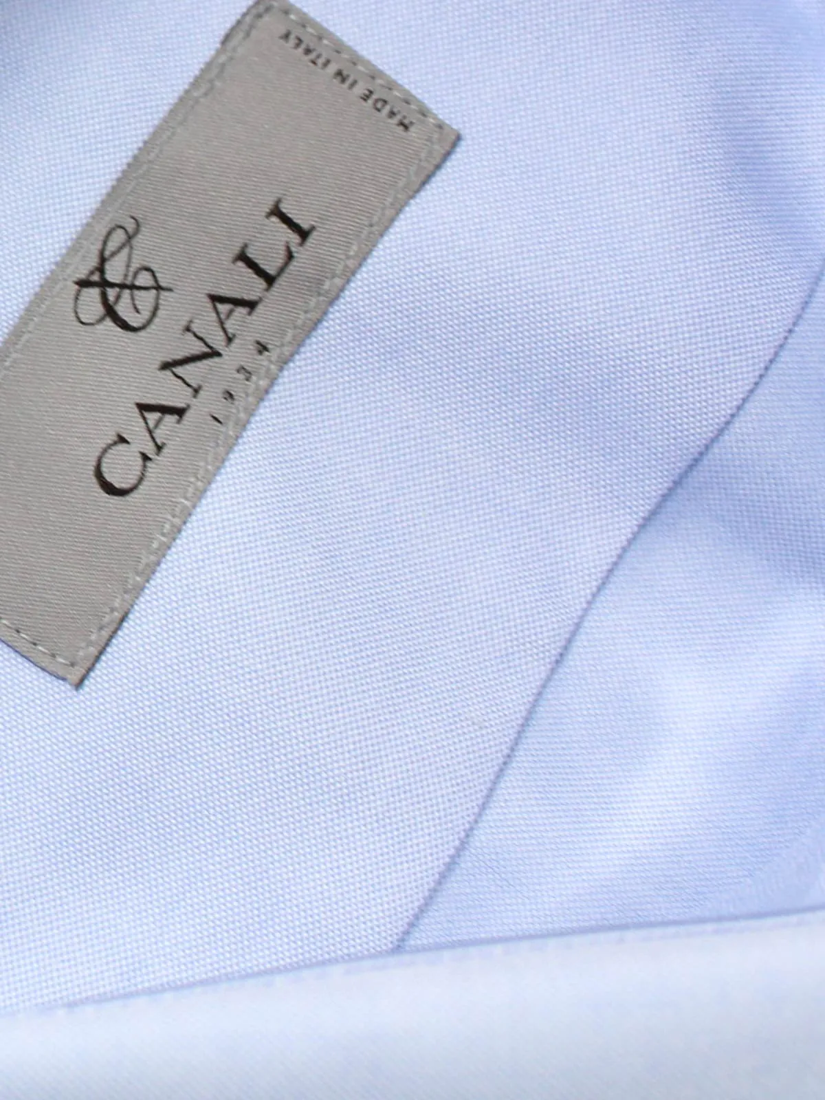 Canali Dress Shirt Light Blue - Modern Fit 44 - 17 1/2 SALE