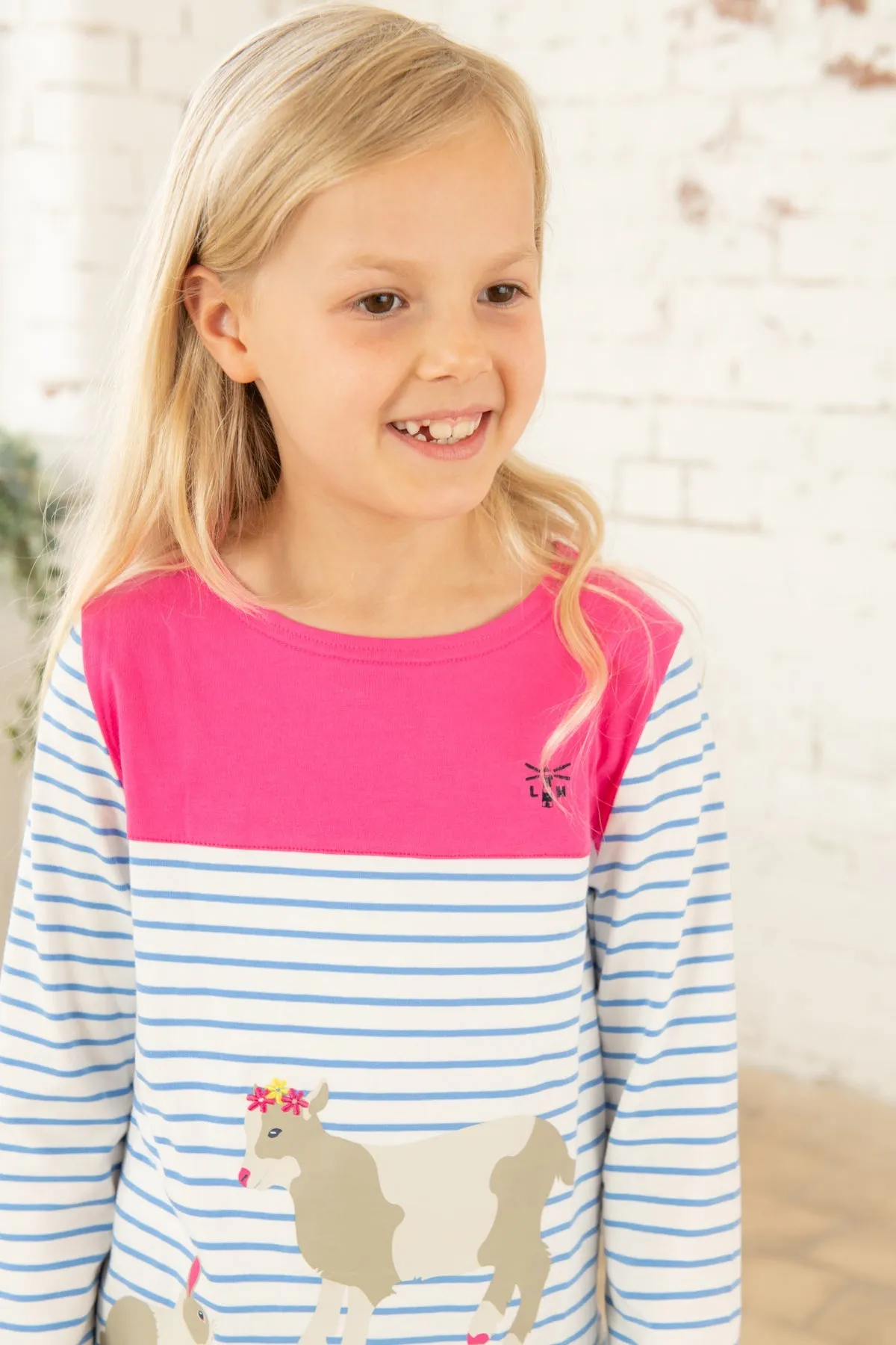 Causeway Girls Top - Bunny Kid Print