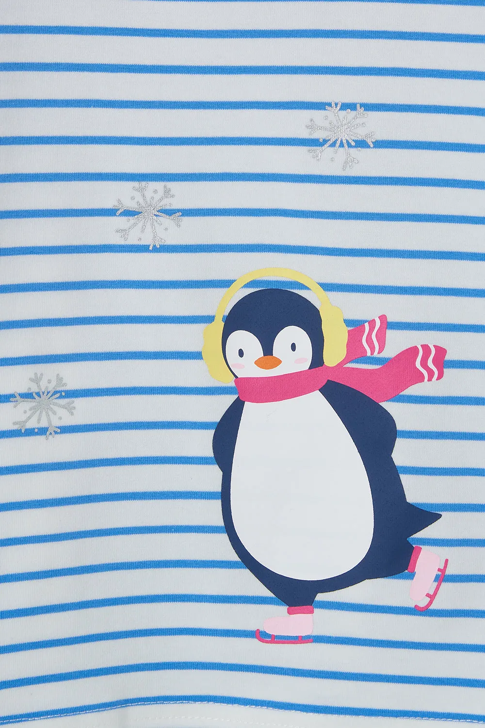 Causeway Girls Top - Christmas Penguin