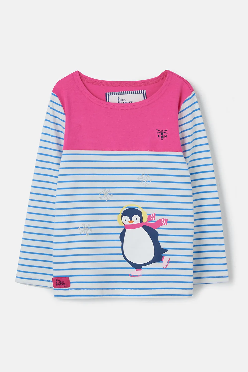 Causeway Girls Top - Christmas Penguin