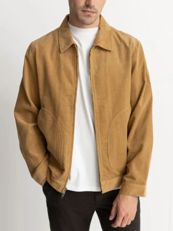 Cord Utility Jacket in Camel