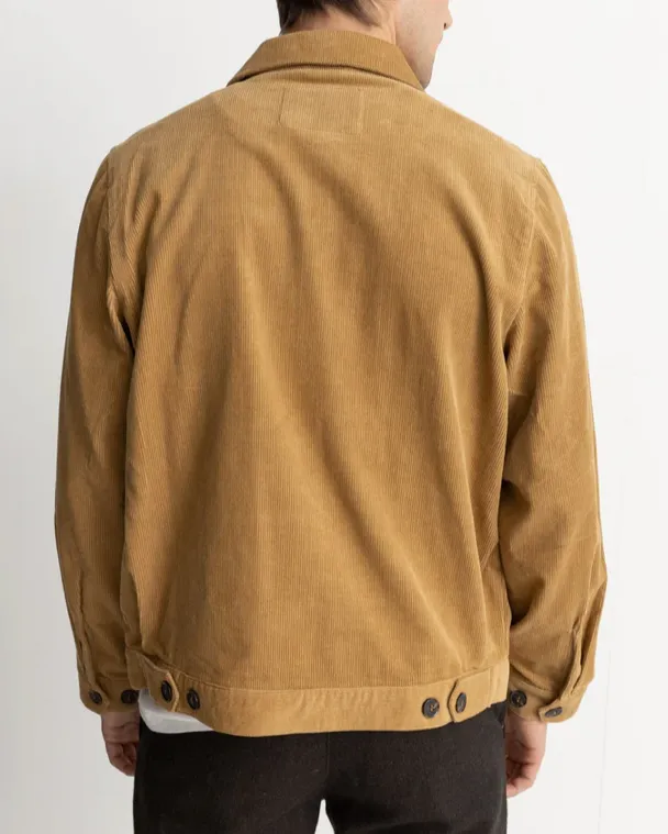 Cord Utility Jacket in Camel