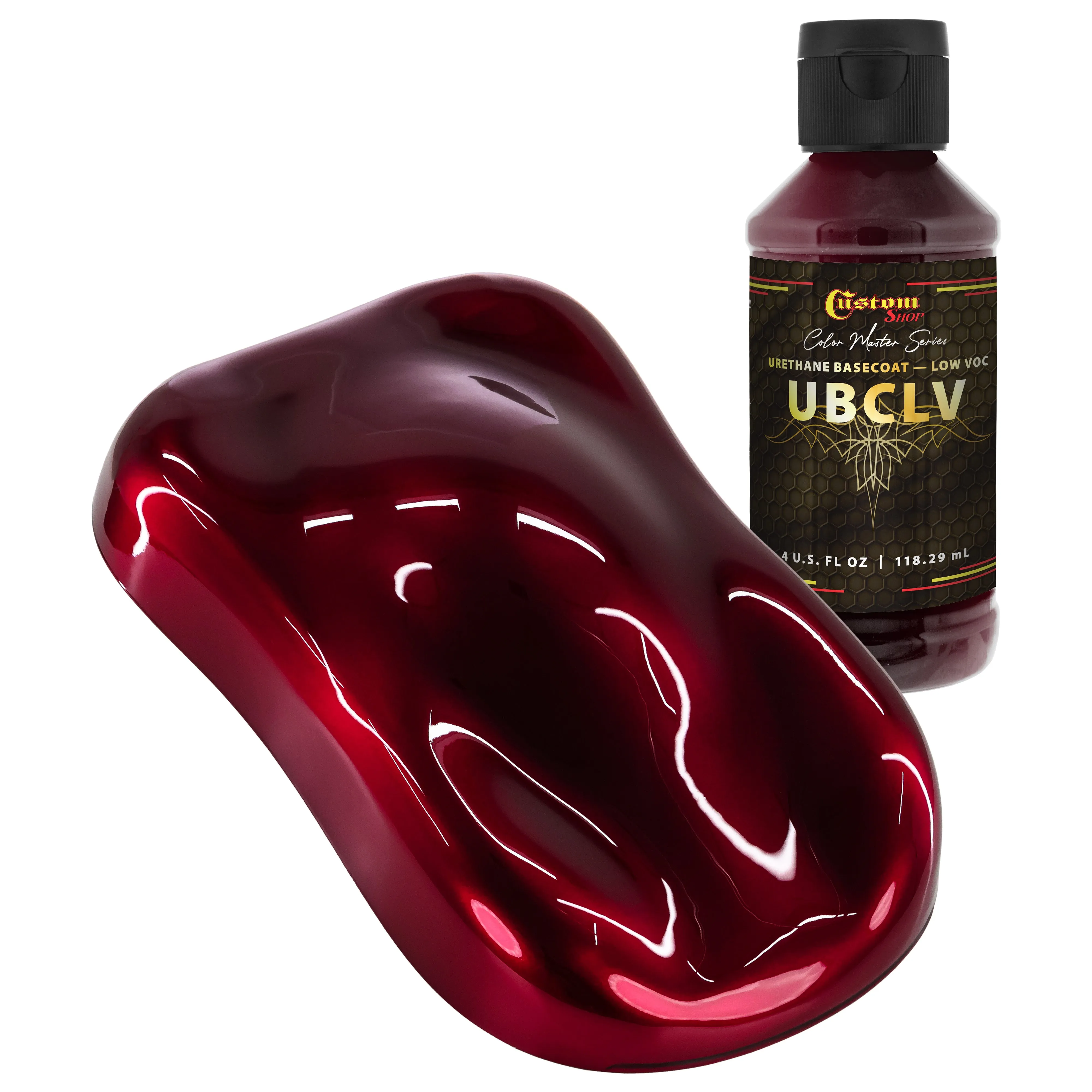 Custom Shop UCC Urethane Ultra Candy Concentrates - Apple Red Candy Concentrate- 4-Ounce Bottle