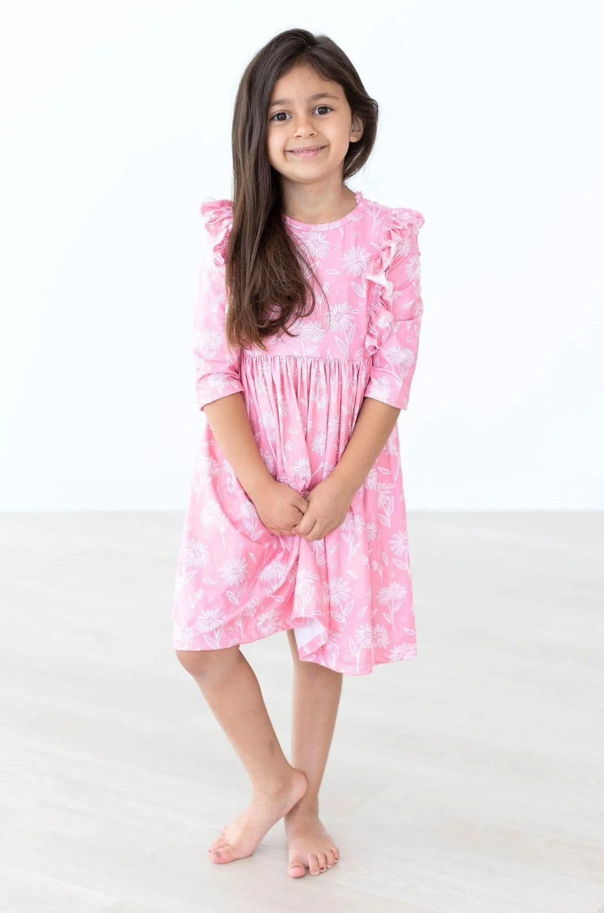 Dahlia Doodles Ruffle Twirl Dress