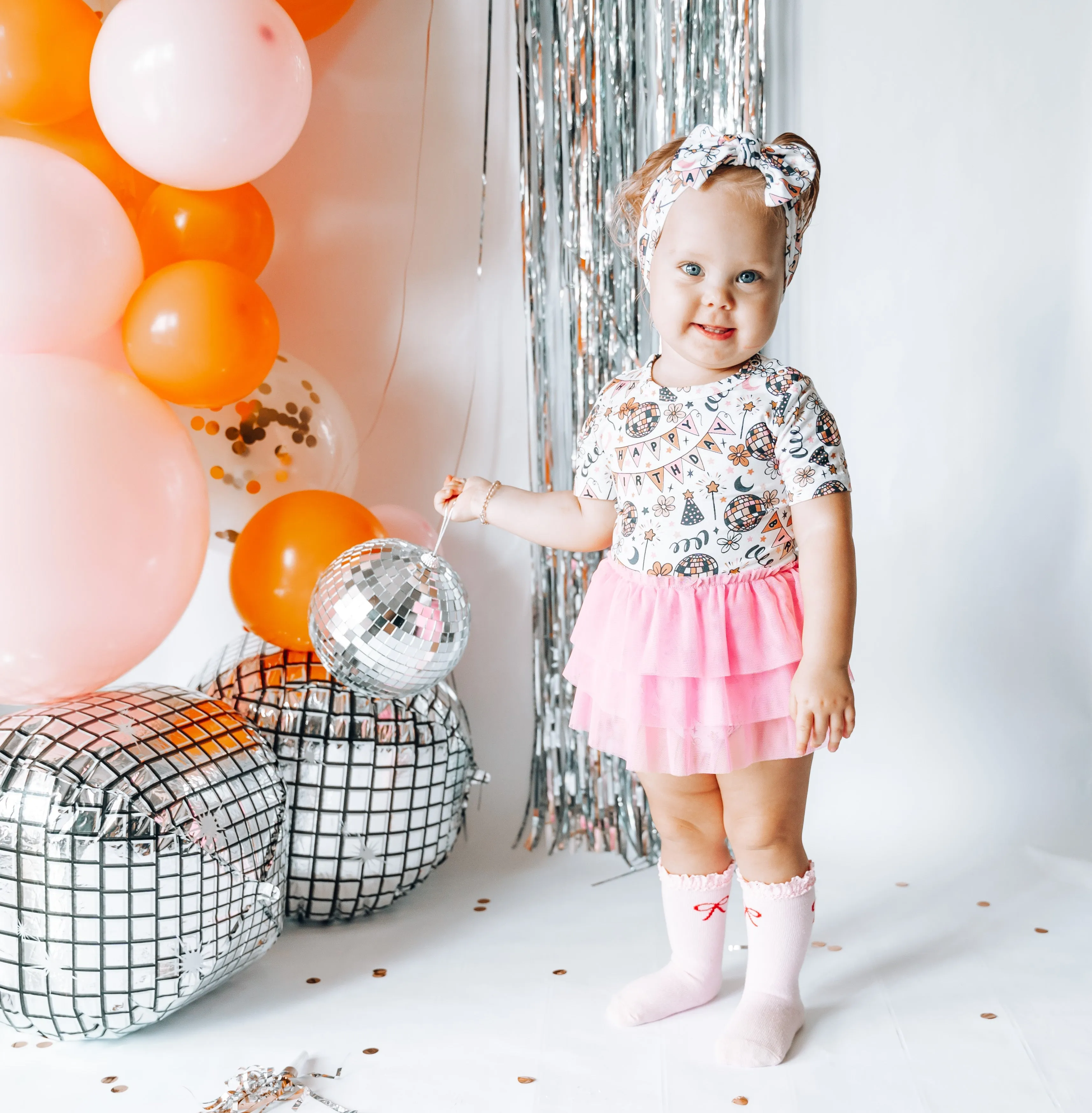 DISCO BIRTHDAY GIRL DREAM TUTU BODYSUIT DRESS