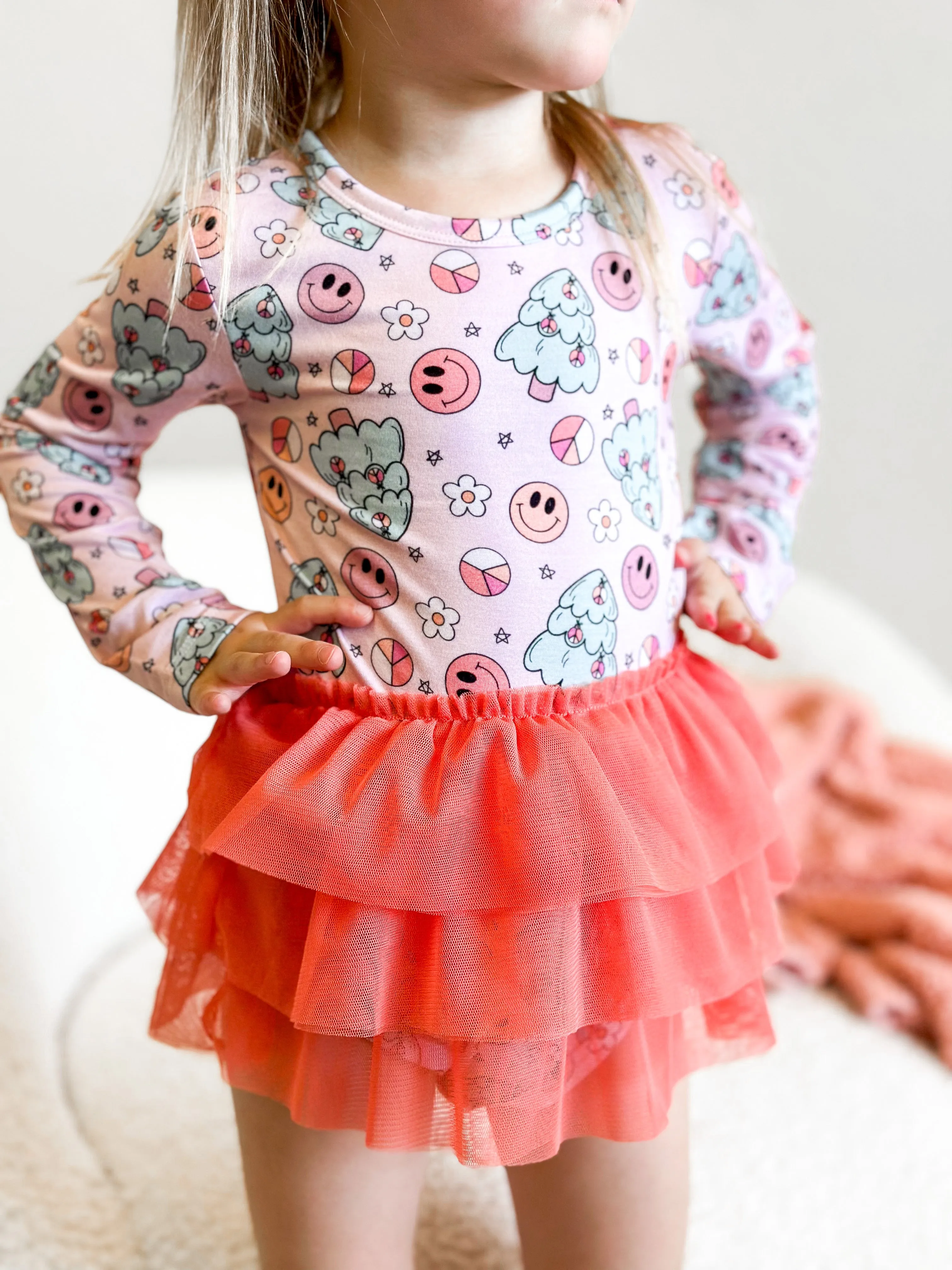 GROOVY & BRIGHT DREAM TUTU BODYSUIT DRESS