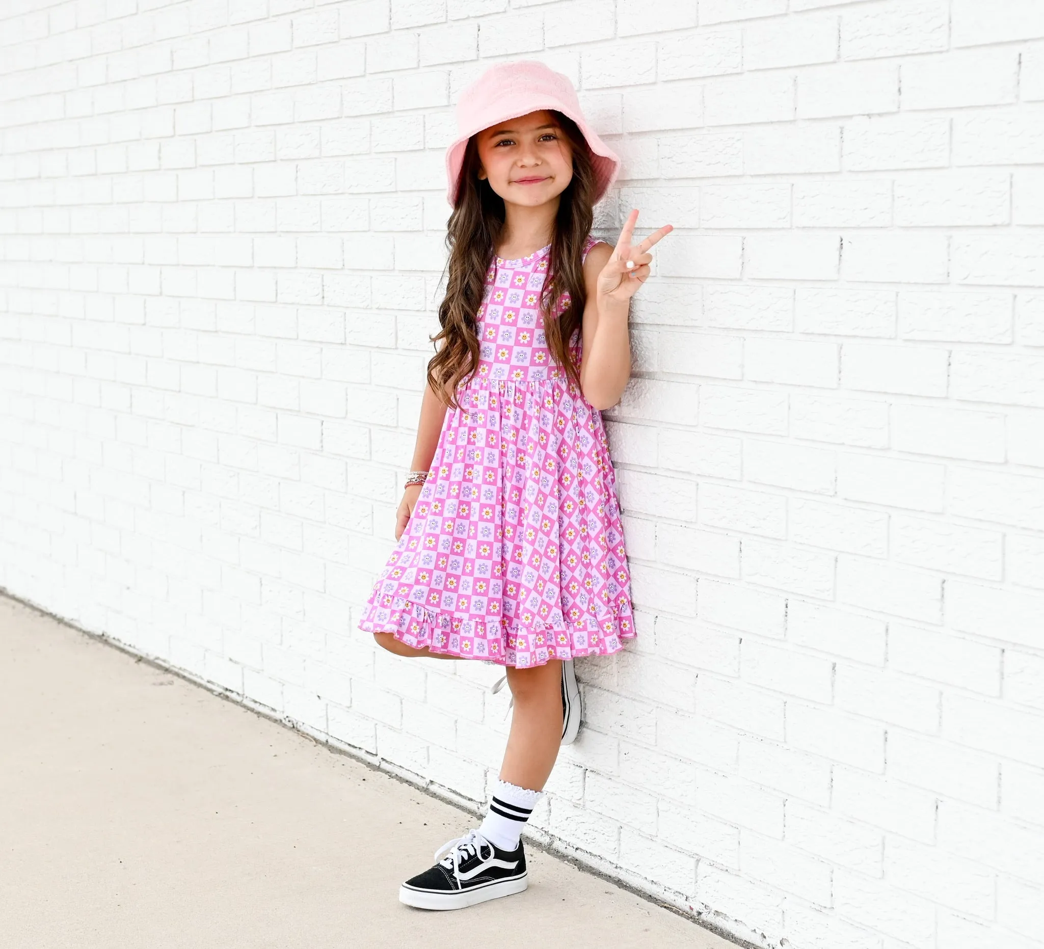 HAPPY DAISIES DREAM RUFFLE DRESS