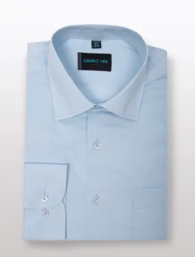 Karako Men Light Blue Dress Shirt