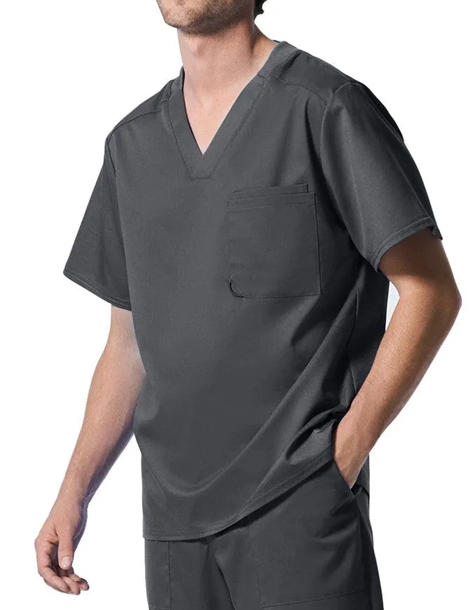 Landau ProFlex Men's 2 Pocket V-Neck Scrub Top