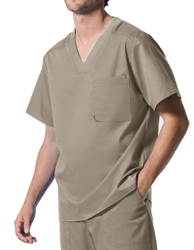 Landau ProFlex Men's 2 Pocket V-Neck Scrub Top