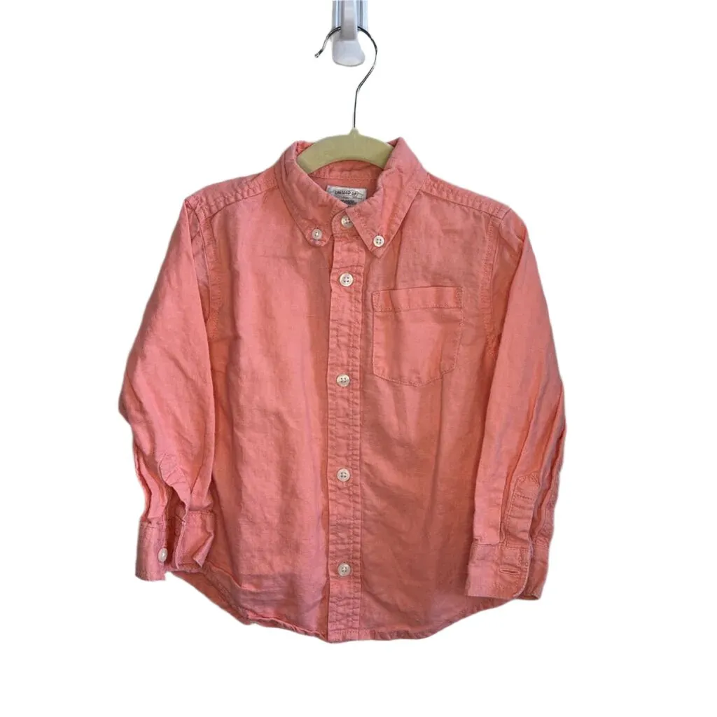 LS Collared Button Down