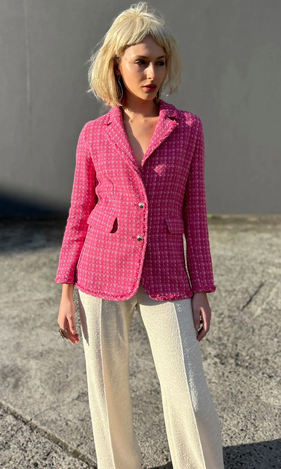 Marella Seville Weave Jacket - Pink