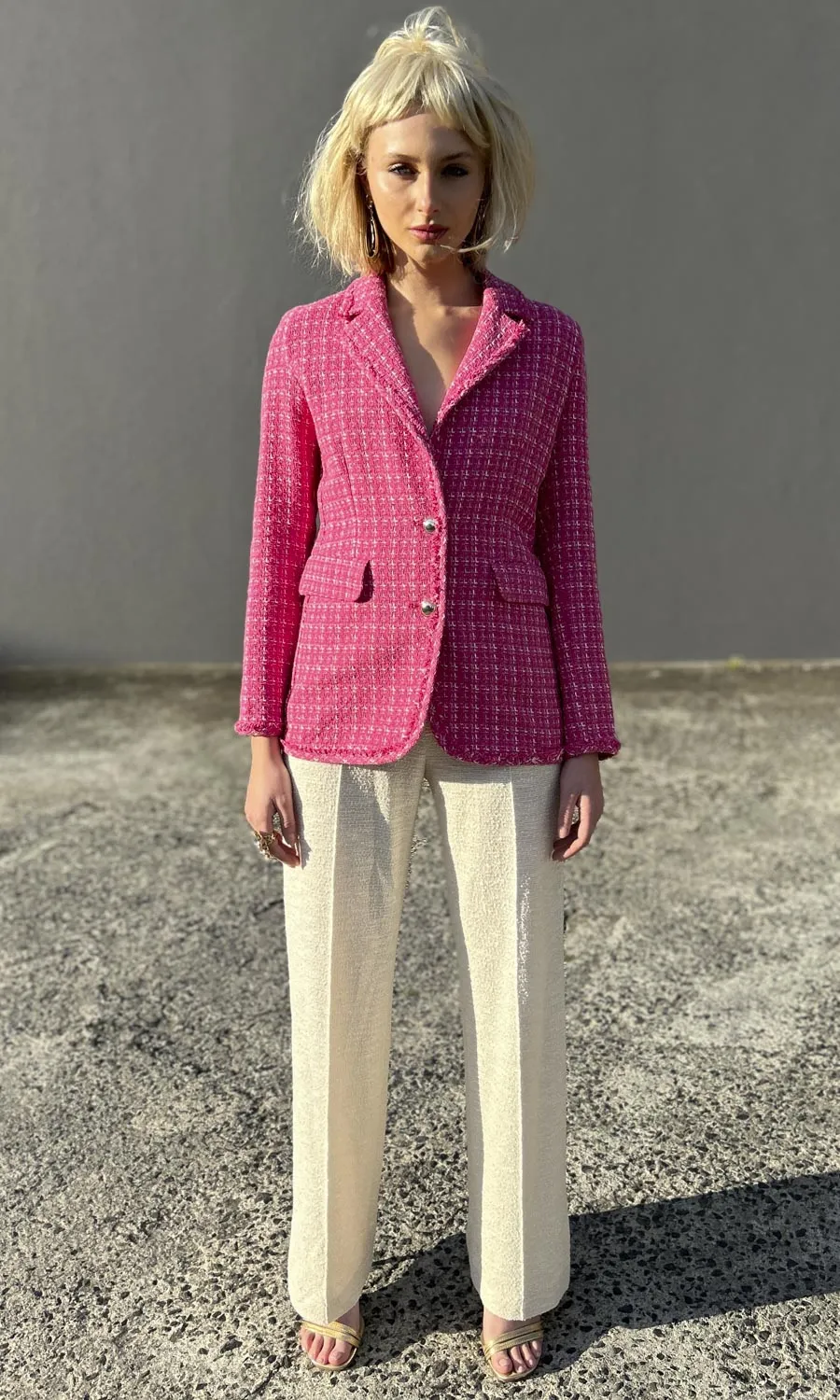 Marella Seville Weave Jacket - Pink