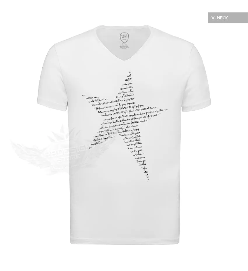 Men's Casual White T-shirt MD867