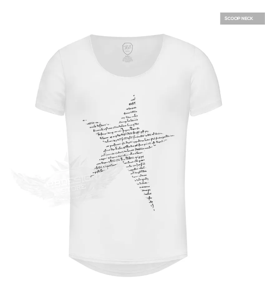 Men's Casual White T-shirt MD867