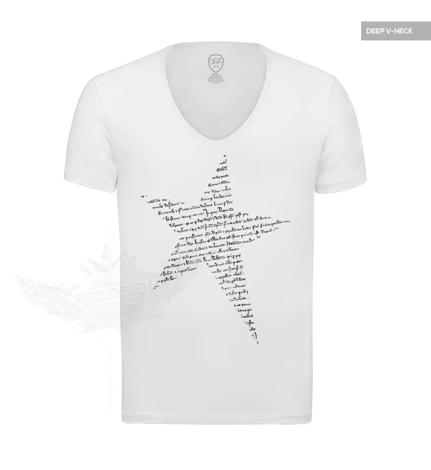 Men's Casual White T-shirt MD867