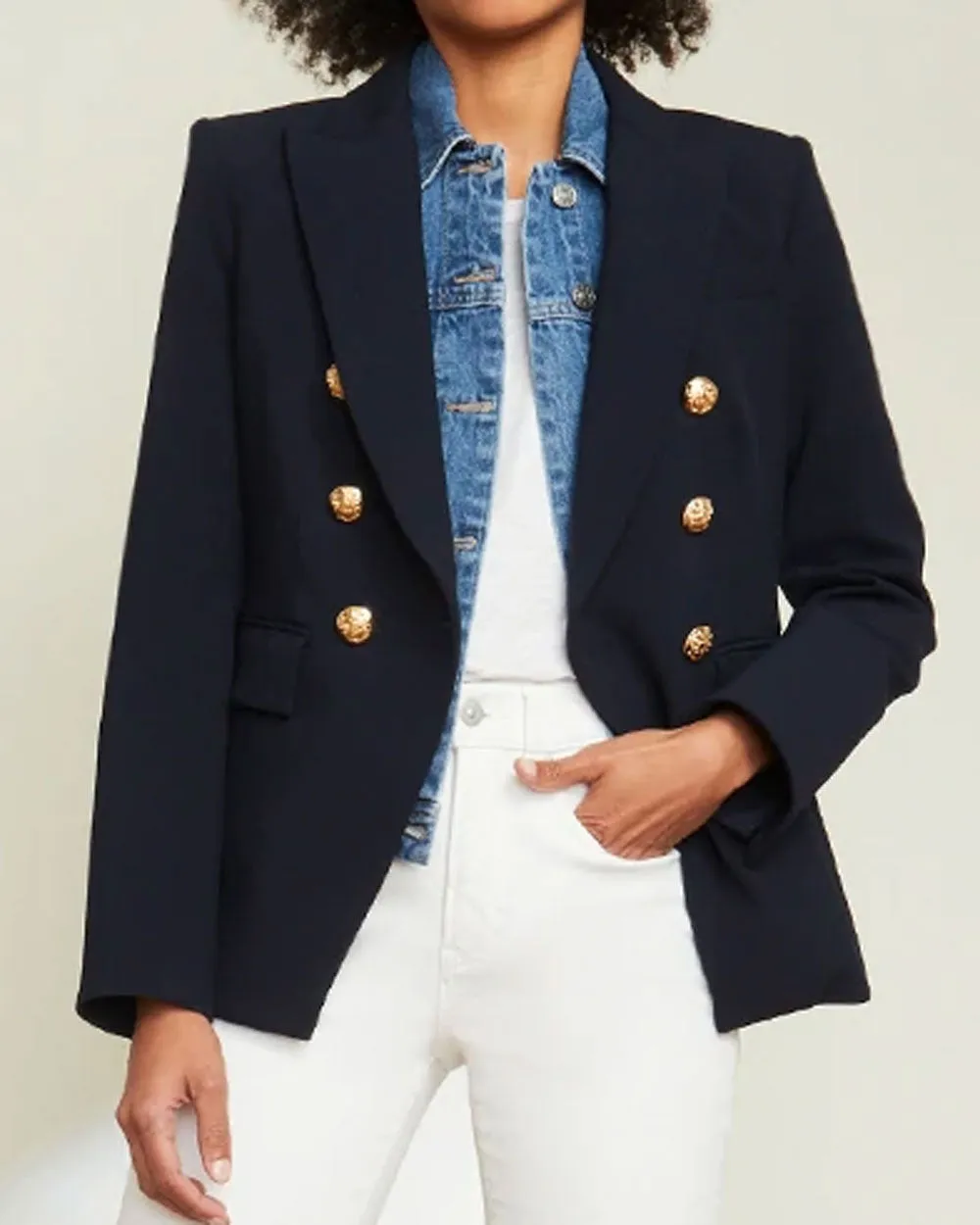 Navy Miller Dickey Jacket