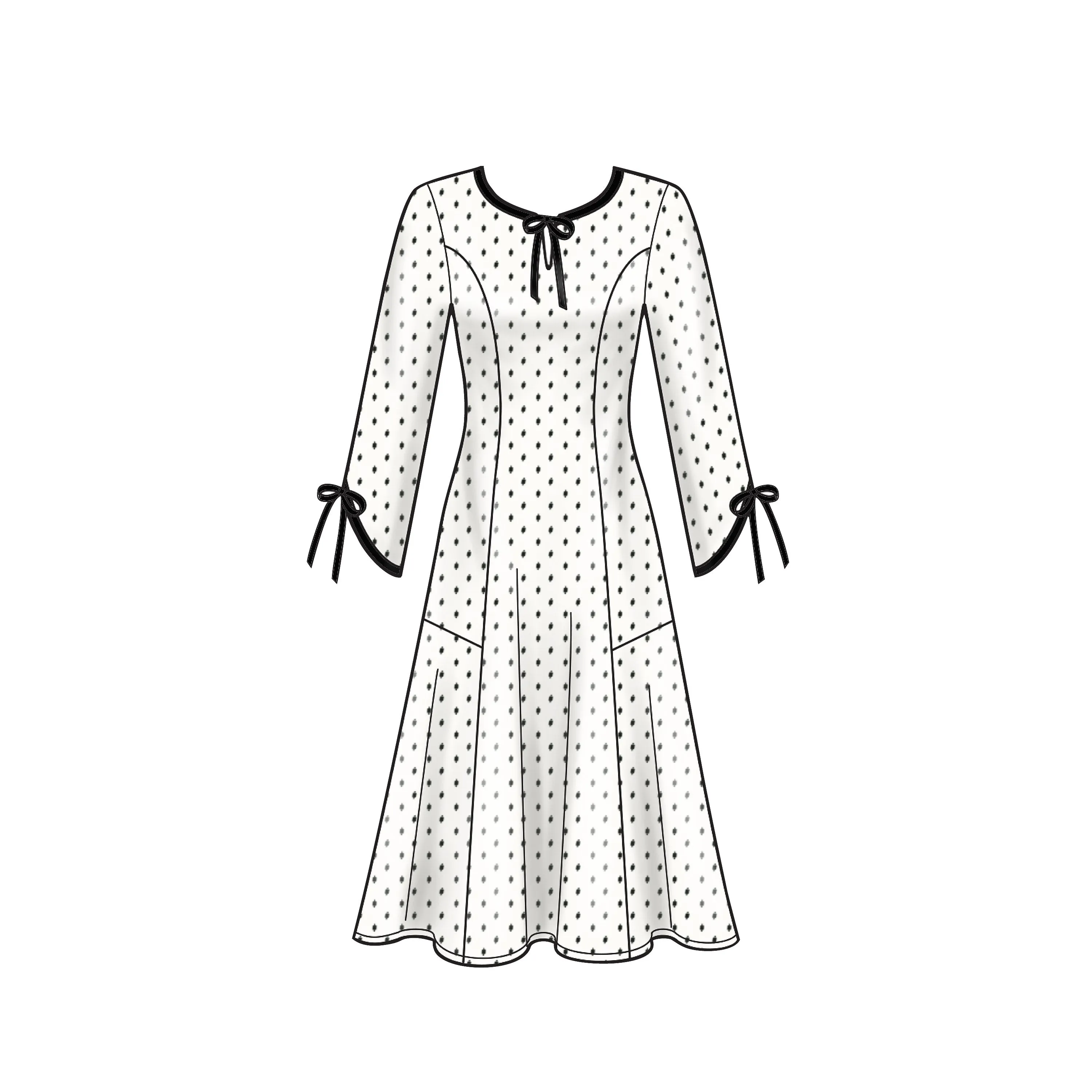 Newlook Pattern N6635 Misses' Princess Seamed Dresses