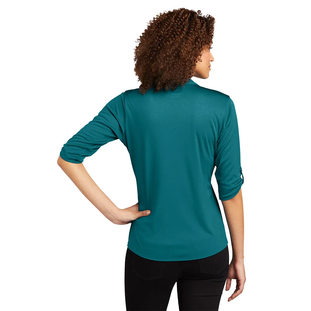 OGIO® - Crush Henley - Torque Teal