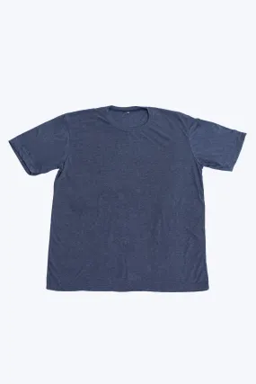 Plain Cotton T-Shirt in Navy