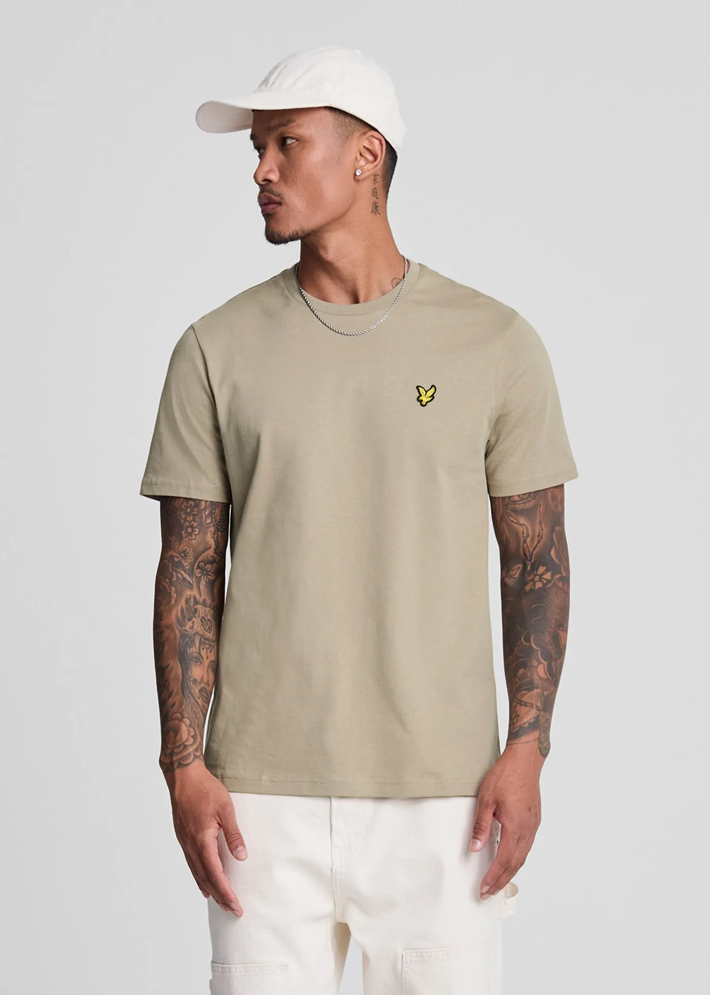 Plain t-shirt - sage uniform