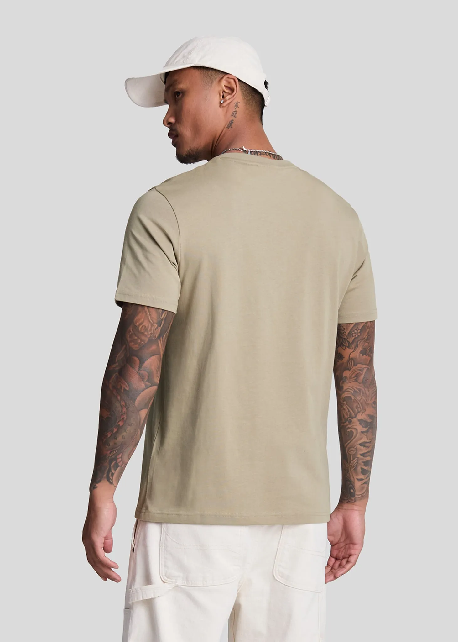 Plain t-shirt - sage uniform