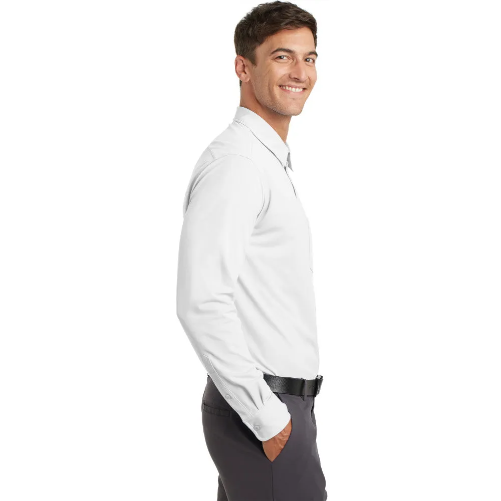 Port Authority® Dimension Knit Dress Shirt - White