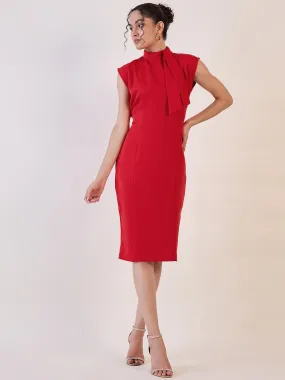 Red Marina Shift Dress