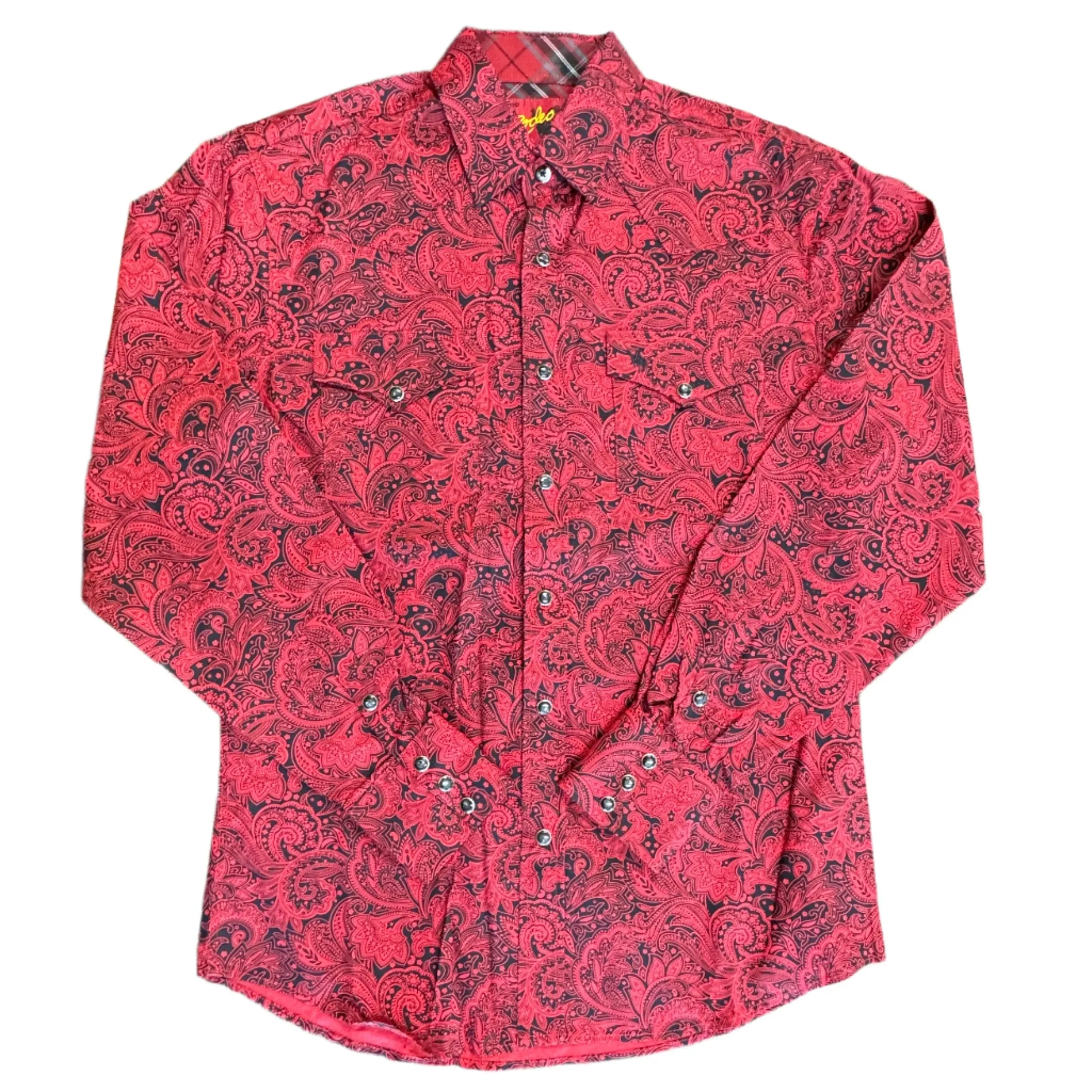 Red Paisley L/S