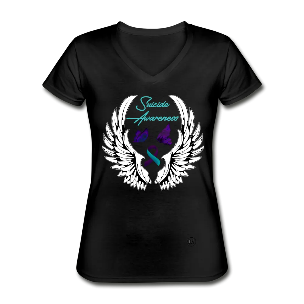 Survivor Of Suicide V-Neck Tee