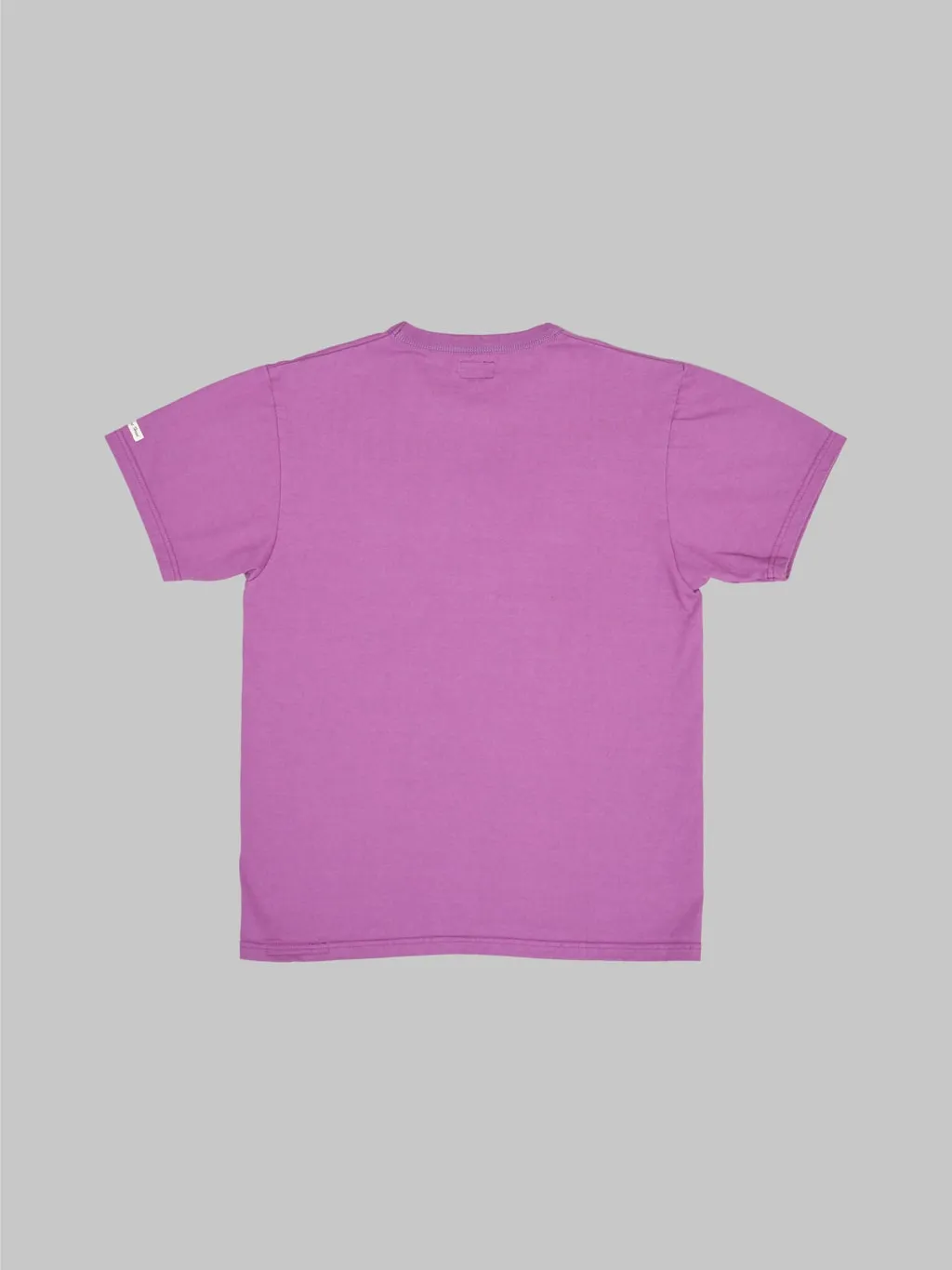 The Flat Head Loopwheeled Heavyweight Plain T-Shirt Purple