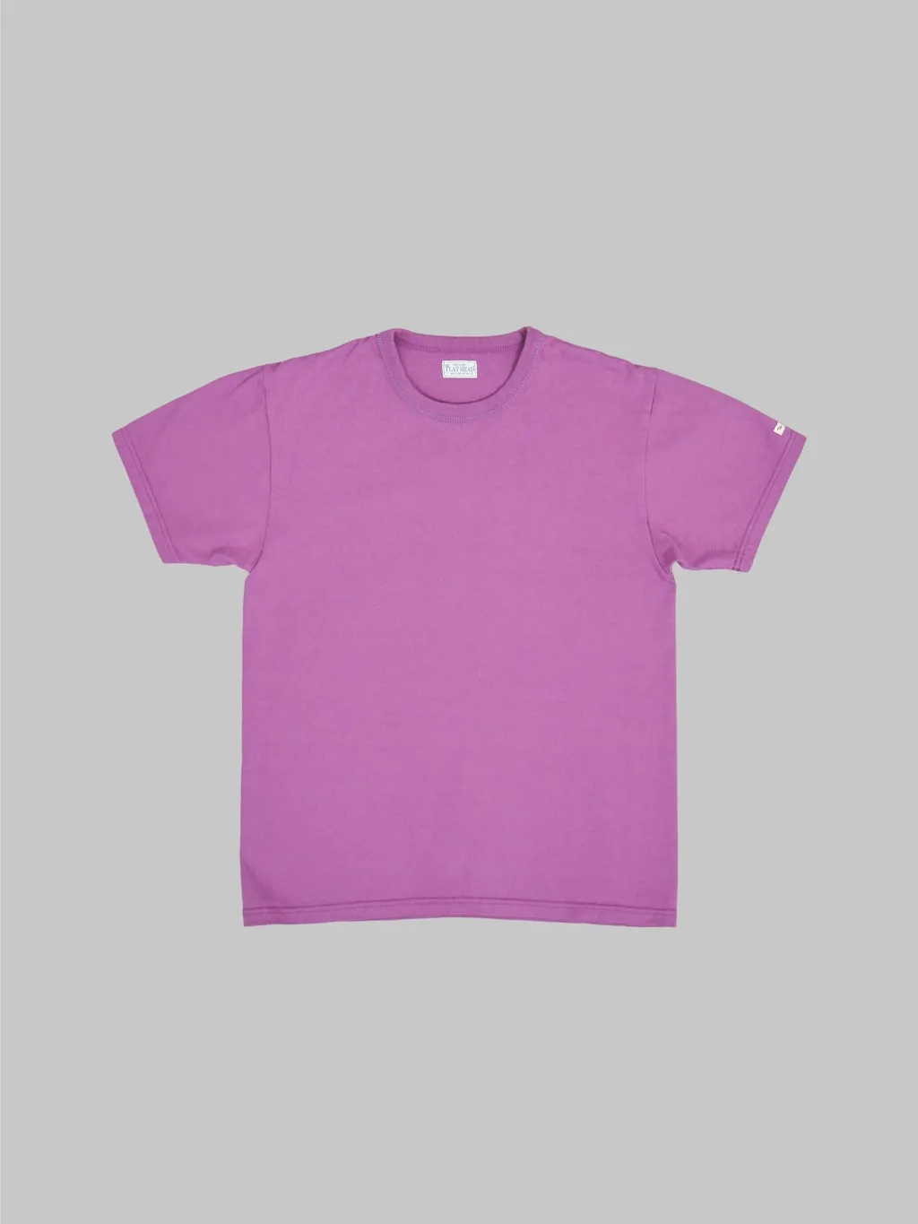 The Flat Head Loopwheeled Heavyweight Plain T-Shirt Purple