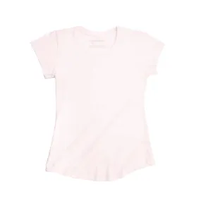 Women's Plain Bamboo T-Shirt, Ballet Pink