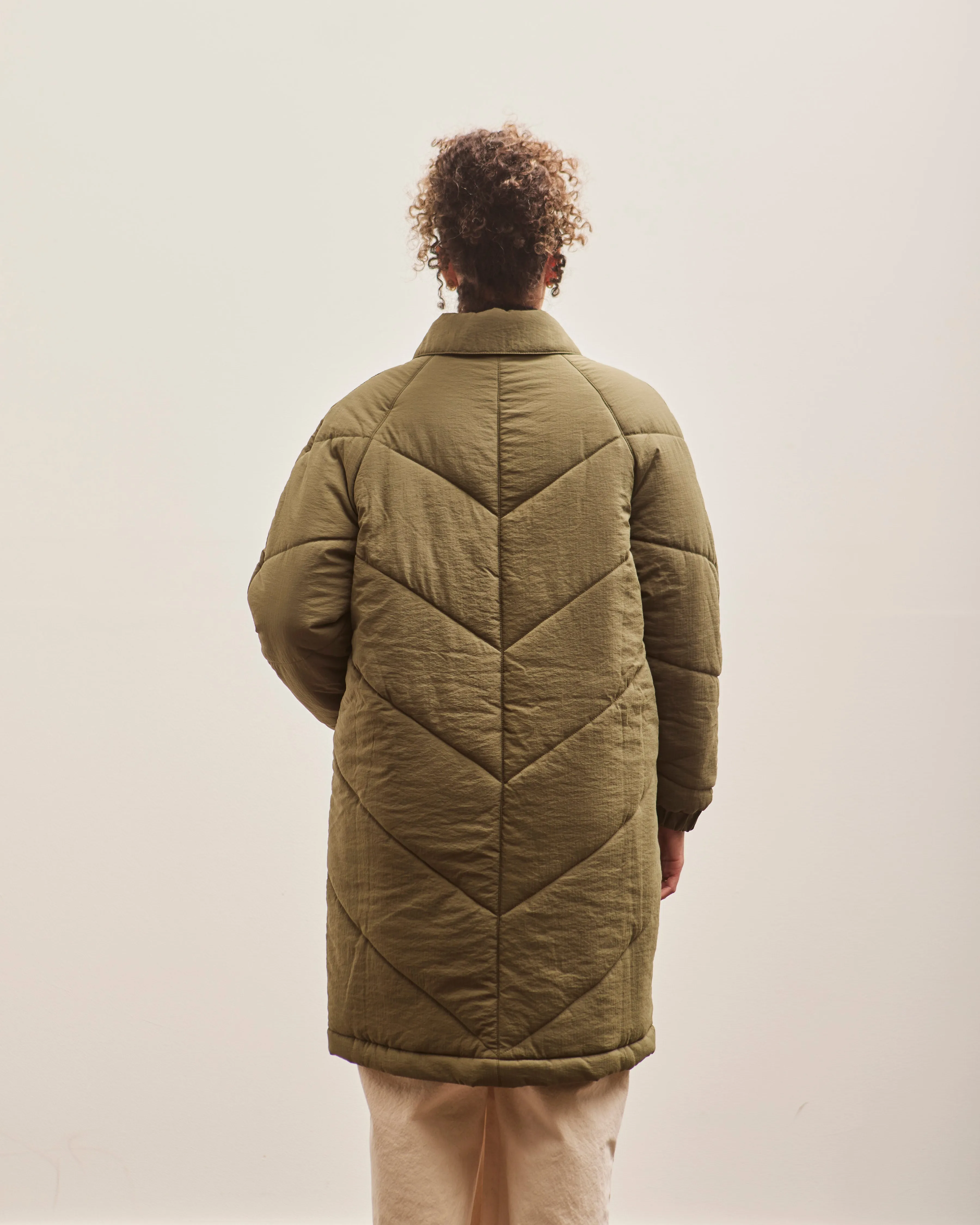 YMC Rock Wadded Coat, Olive