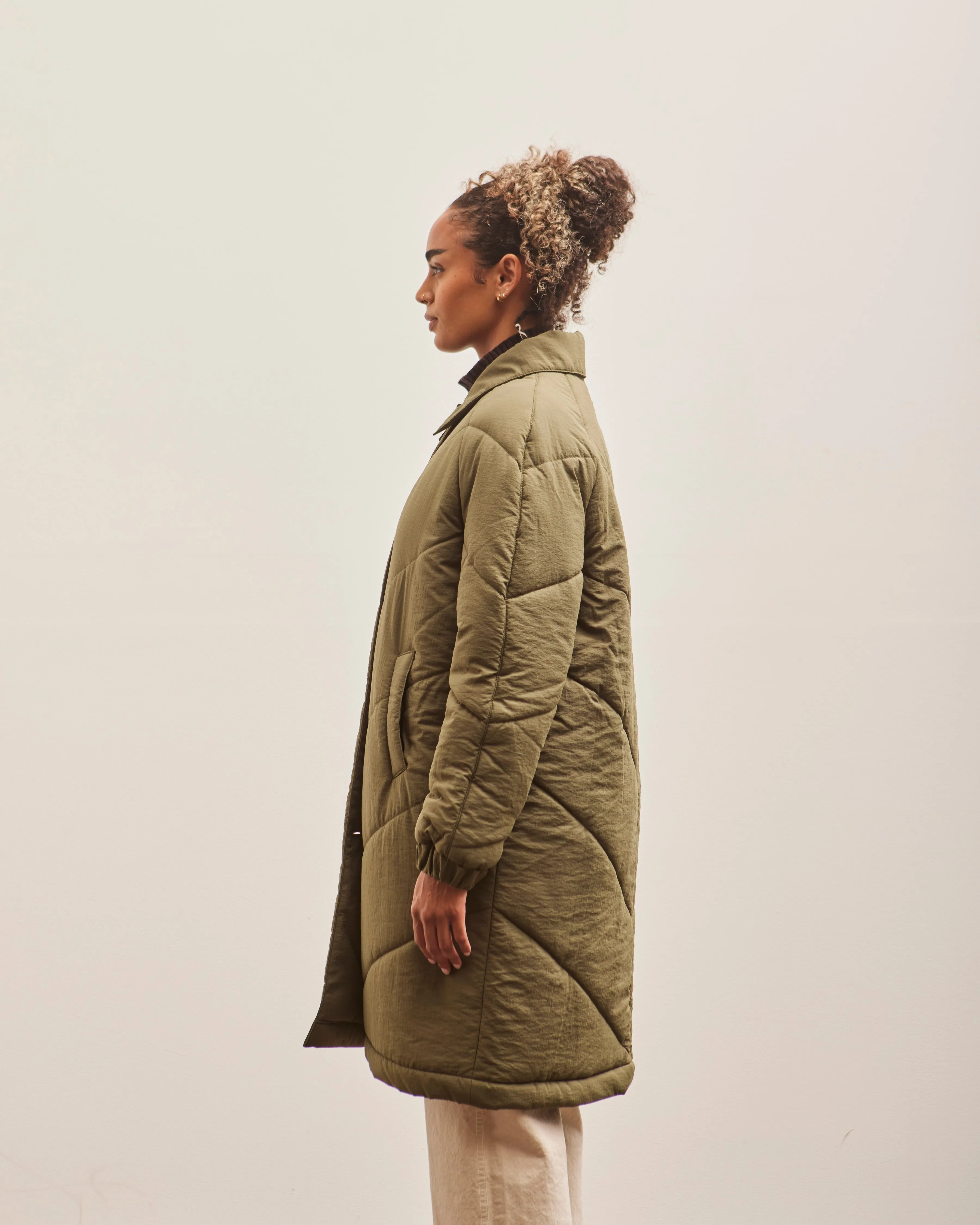 YMC Rock Wadded Coat, Olive